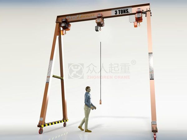 欧式简易门式起重机