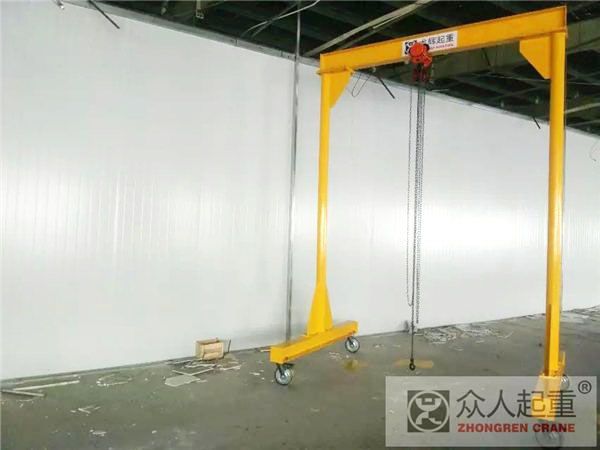 MS2T3S4H全手动简易门架式起重机