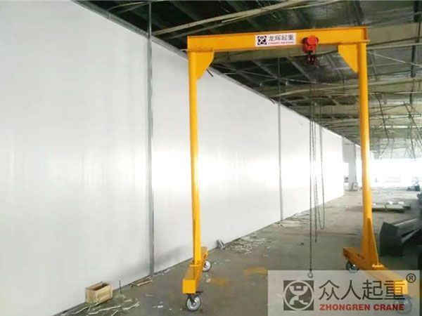 MS2T3S4H全手动简易门架式起重机